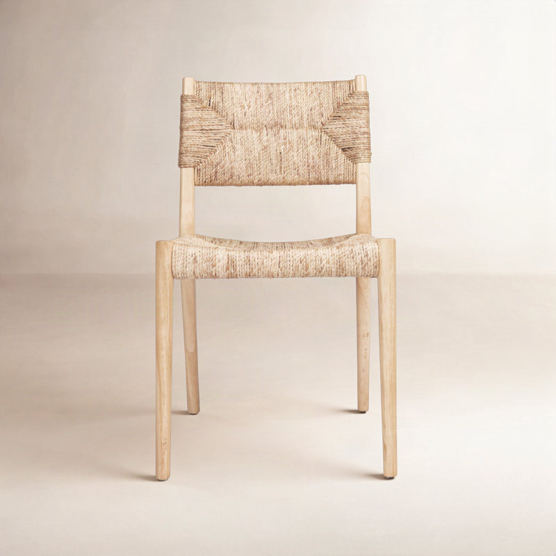 Rowena Interiors Seagrove Woven Water Hyacinth and Rubberwood